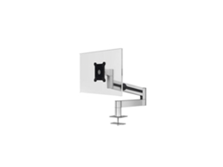 Soporte para monitor duradero con brazo 1 mesa de monitor diÁmetro plateado