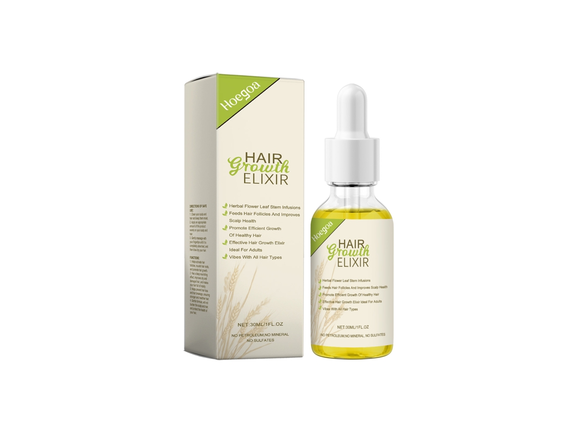 Aceite esencial para un crecimiento capilar natural y rápido.