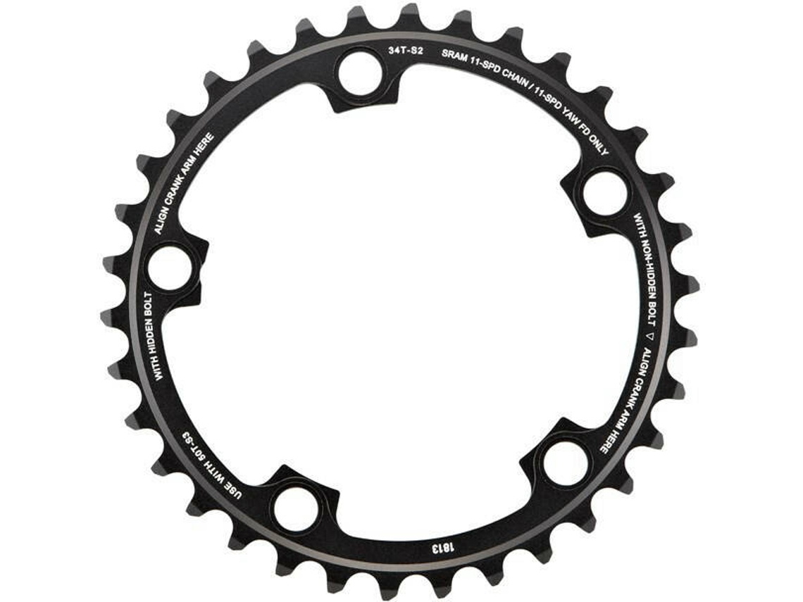 Bandeja SRAM Road 36T 11S S1 110 Alu 3Mm
