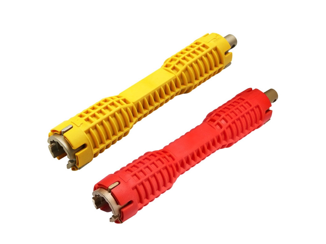 Llave Para Fregadero Multifuncional Con Doble Cabezal Y Mango Ligero Antideslizante Para Una Fácil Instalación.