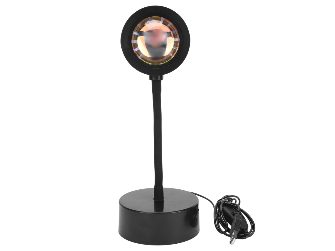 Lámpara De Proyección Led Usb Ajustable Con Rotación De 180 Grados Para Dormitorio