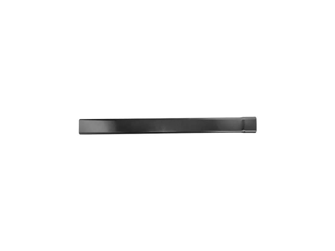 Bajante de aluminio Renoplast® Rk65, 100 cm, 45 x 45 mm, rectangular, color grafito, para canalones y pluviales.
