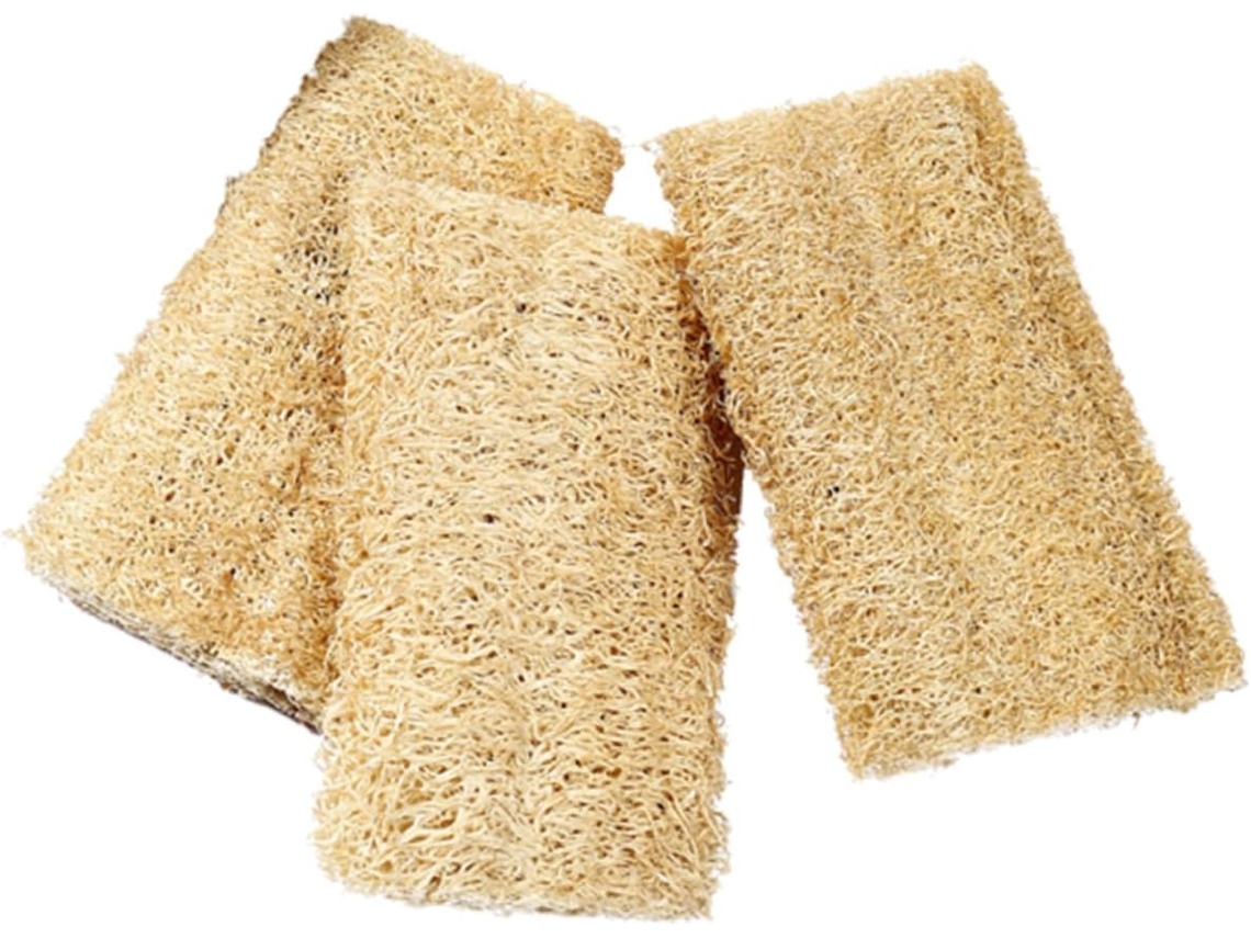 Esponjas lavavajillas naturales, juego de 3, duraderas y ecológicas, para limpieza de cocina, uso doméstico Vayotoy
