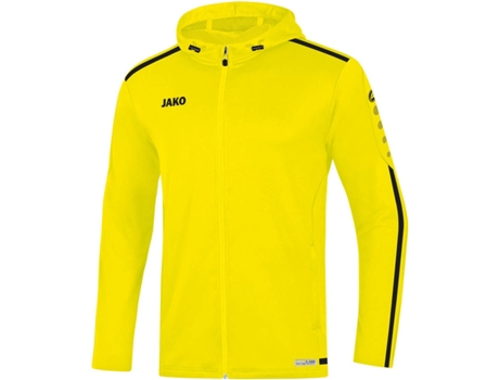 Chaqueta JAKO Capuche Striker 2.0 (Amarillo y Negro - 4XL)