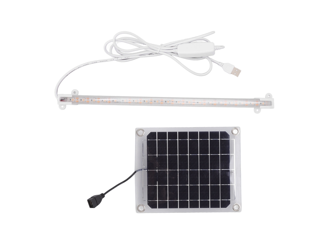 Lámpara solar LED de 10 W para el cultivo de plantas, ideal para balcones, invernaderos, hierbas, verduras y flores.