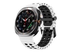 Bracelete Para Samsung Galaxy Watch Ultra - Silicone Bicolor Ocean (47mm) - Branco Preto