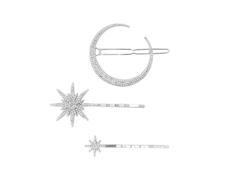 Juego De Pinzas Para El Cabello - Plata No Muere Un Juego Juego De Pinzas Para El Cabello - Plata No Muere Un Juego JEIIBRZUI
