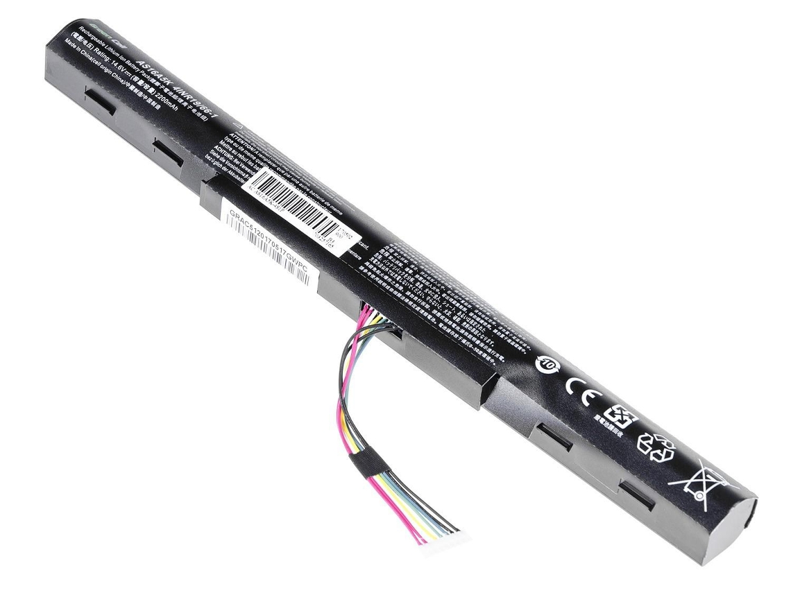 Batería GREEN CELL para Acer Aspire y 15 E15 E5-575 y 17 E17 E5-774 / 14.4V 2200Mah