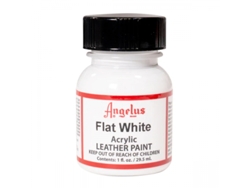 Pintura Cuero Y Polipiel Angelus 29,5 Ml (Blanco Mate / Flat White 105)