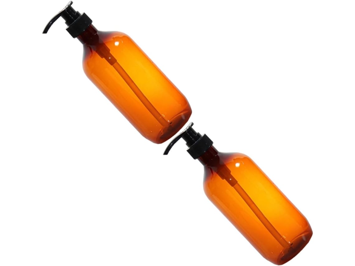 Kit De 2 Frascos Com Bomba Dosadora Recarregáveis Para Gel De Banho E Sabonete Líquido, Dispensador De Loção