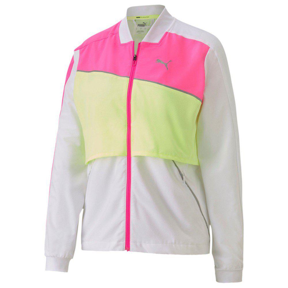 Abrigo Para Mujer puma run ultra multicolor corrida jacket sudadera