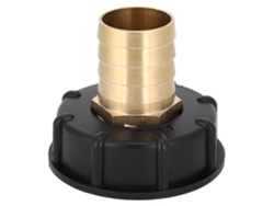 Adaptador De Válvula De Manguera Ibc Cap 32mm Conector De Latón Para Barril Químico Jardín
