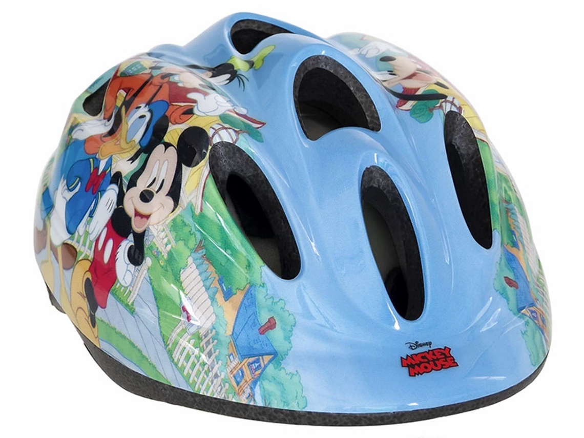 Casco TOIMSA de Bicicleta Mickey (28 x 20 x 15 cm - Azul Claro)