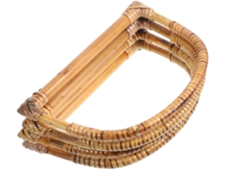 Asas De Ratán Natural De 4 Piezas Para La Confección De Bolsos De Mujer, Accesorios Para Manualidades.