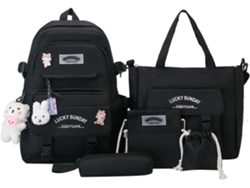 Mochilas escolares para adolescentes, elegantes y espaciosas, con accesorios Gokoco