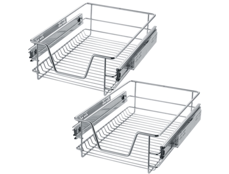 2 Cajones Telescópicos para Cocina Y Dormitorio