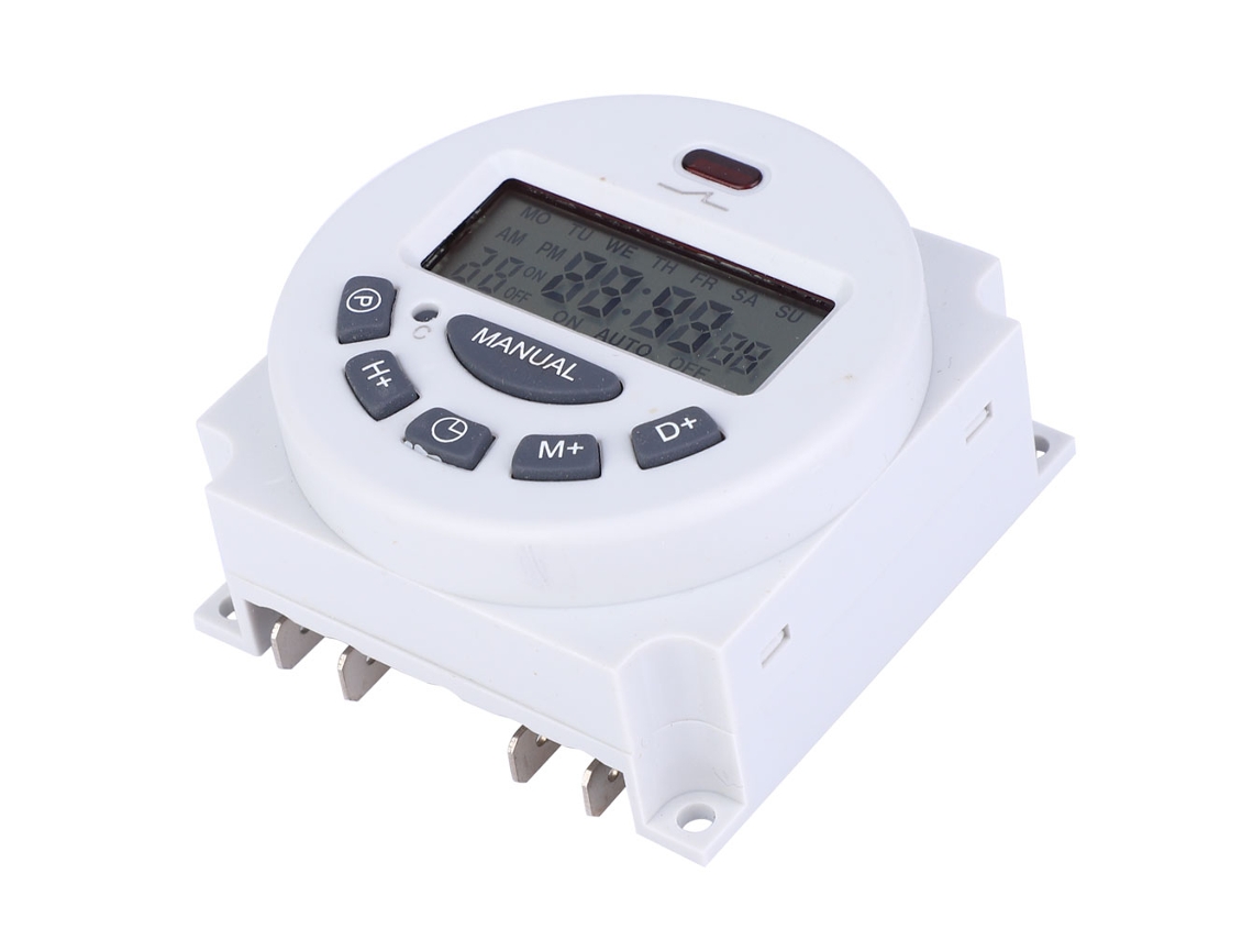 L701 Temporizador Digital De Alta Precisión Con Pantalla Lcd Mini Interruptor De Temporización (12v)