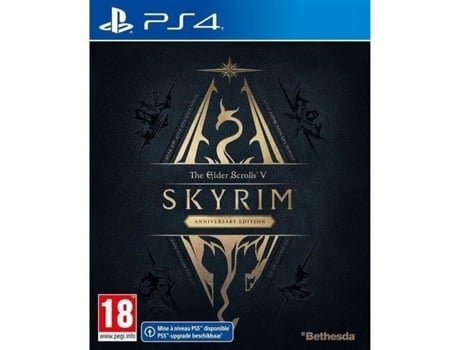 Juego PS4 Edição de Aniversário Skyrim
