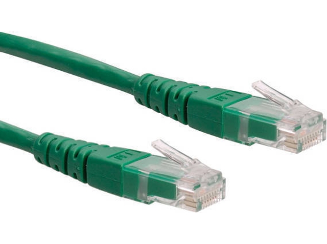 Cable de Red ROLINE (RJ45 - 1 m - Verde)