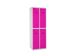 Simonlocker Profesional Tandem Desmontable 2/4 300 600 Gris/Rojo SIMON RACK