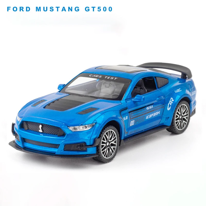 (azul) Modelo De Carro De Brinquedo Infantil Em Liga Metálica De Alta Simulação Na Escala 1:32.