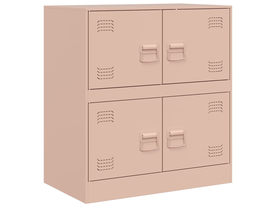 Maison Exclusive - Aparador De Acero Rosa 67x39x73 Cm