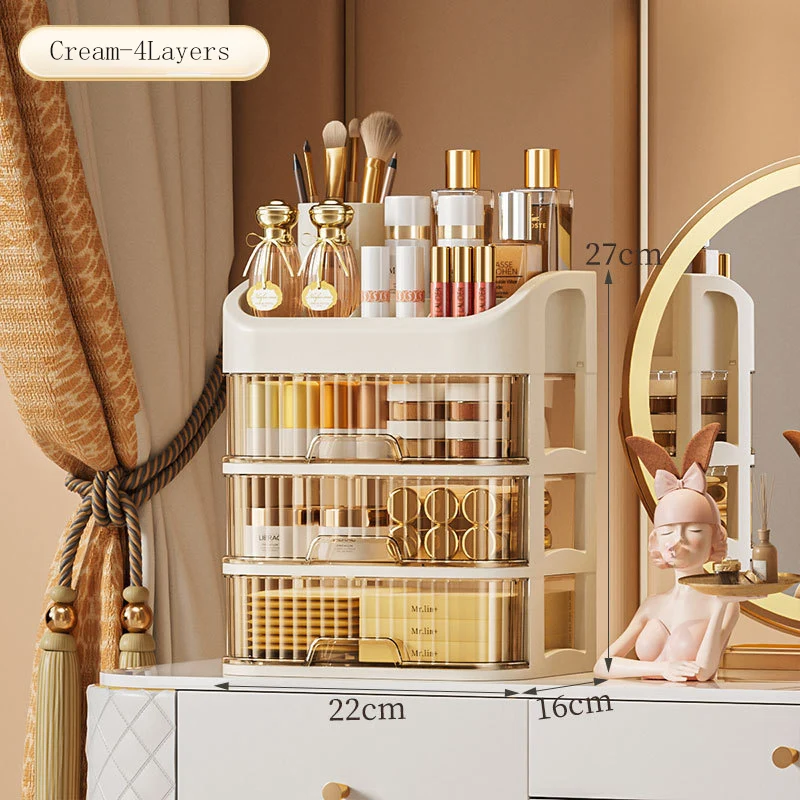 Caja de cosméticos MDUG con cajón