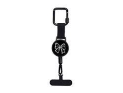 Suporte Retrátil Para Celular Com Fivela E Cordão De 60 Cm, Trava Anti-perda Para Acesso Rápido E Prático.