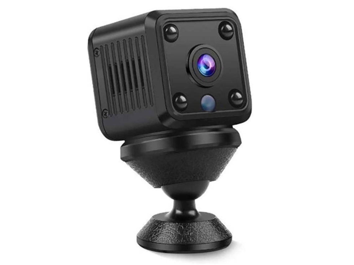 Mini cámara inalámbrica, control remoto para teléfono móvil, Wi-Fi, red HD 720P, Yizhood (negro)