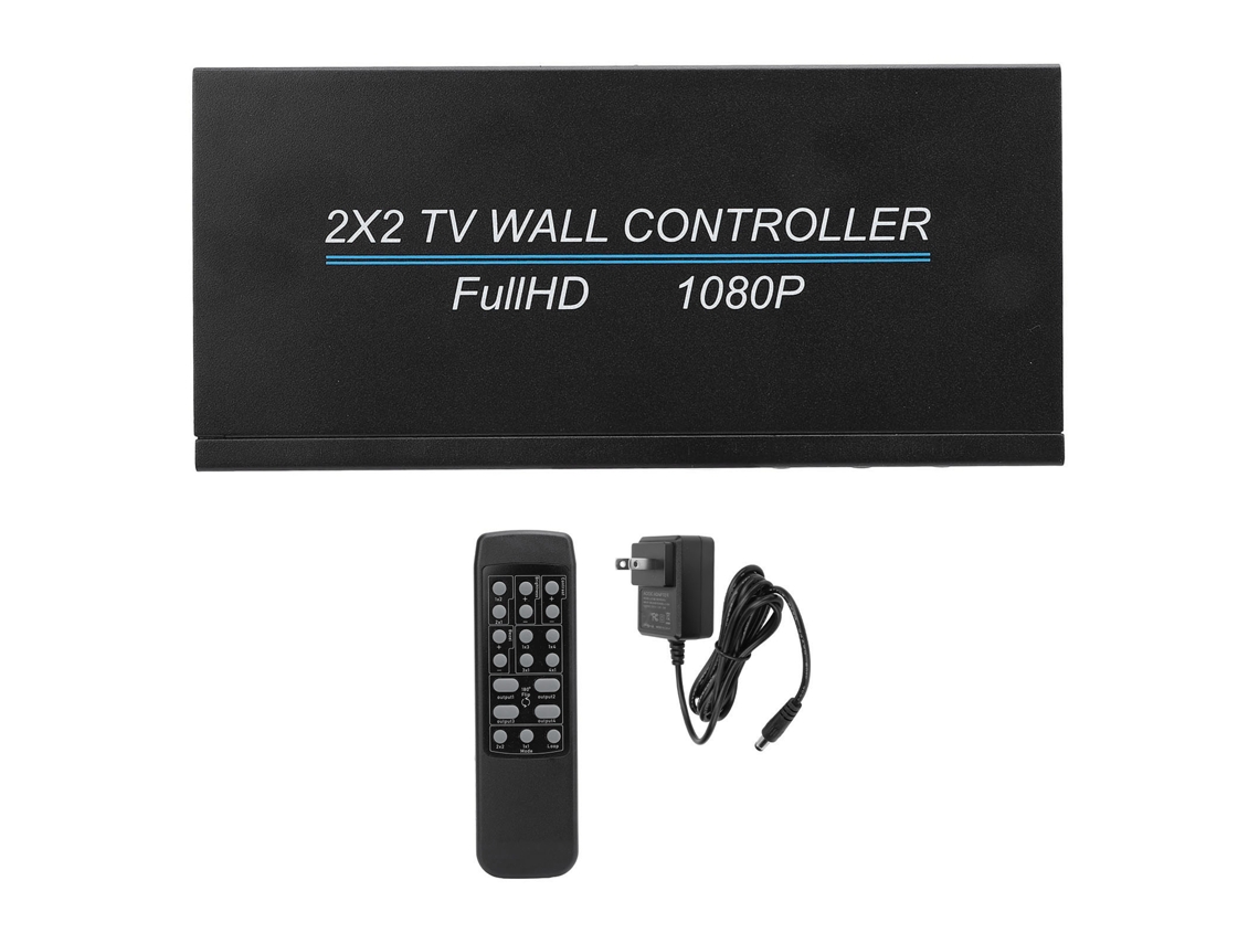 Controlador De Videowall 2x2 4k 30hz Con 8 Modos De Visualización, Rotación De 180 Grados Y Conexión Usb.