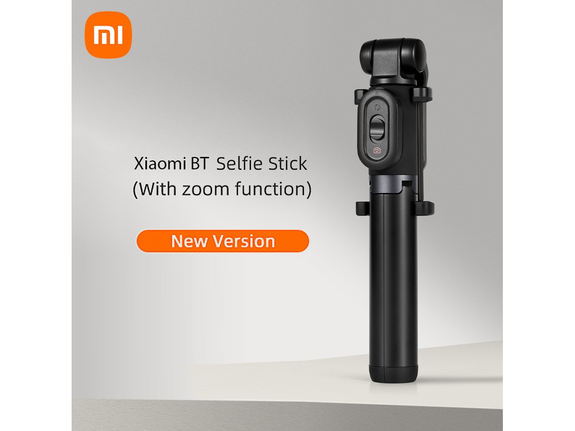 Mali pau de Selfie Extensível Xiaomi Mi Zoom com Tripé, Controle Remoto Sem Fio, Rotação 360° e Função de Zoom