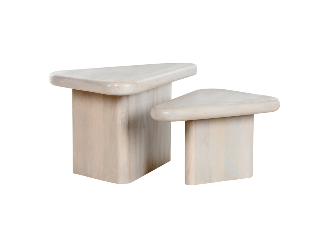 Set 2 Mesa Centro Mango 98x51x47cm