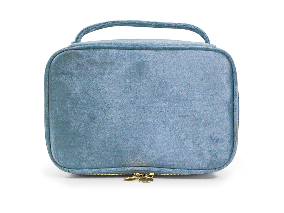 Bolsa de maquillaje, bonita bolsa de felpa, organizador de accesorios de viaje NEVEANCE