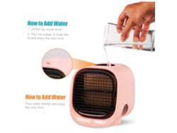 Enfriador De Aire Usb De Escritorio De 300 Ml Con 3 Velocidades, Enfriamiento Rápido, Portátil Para El Hogar Y La Oficina.