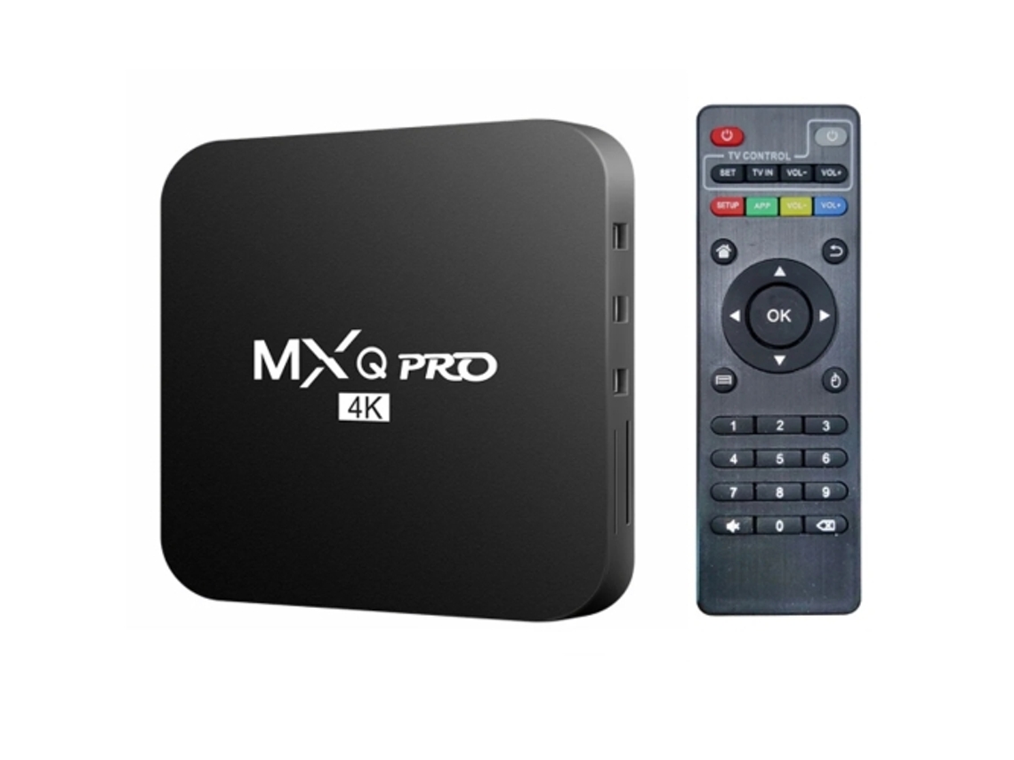 Caja de TV inteligente Yuysan MXQ Pro Rk3228a con procesador de cuatro núcleos, resolución 4K, 1 GB de RAM y 8 GB de RAM