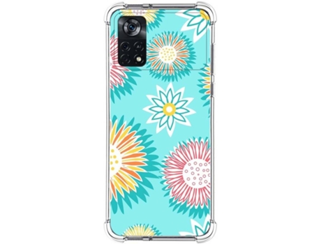 Carcasa para Xiaomi Poco X4 Pro 5G TUMUNDOSMARTPHONE Dibujos Antigolpes Flores 05 Multicolor