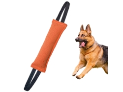 Juguete reforzado para perros para que los cachorros jueguen a tirar de la cuerda y se entretengan - Digitallab Naranja