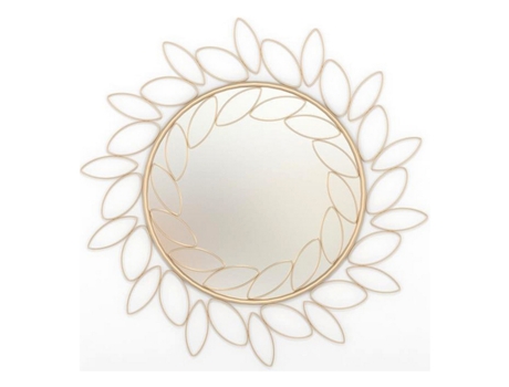Espejo de Pared DKD HOME DECOR Dorado Metal (80 x 2 x 80 cm)