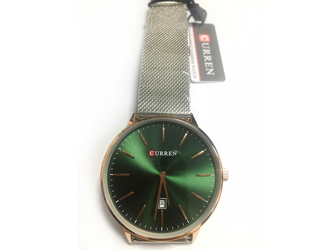 Reloj De Pulsera Minimalista De Cuarzo Ligero Para Hombre, De Acero Inoxidable, Con Calendario.