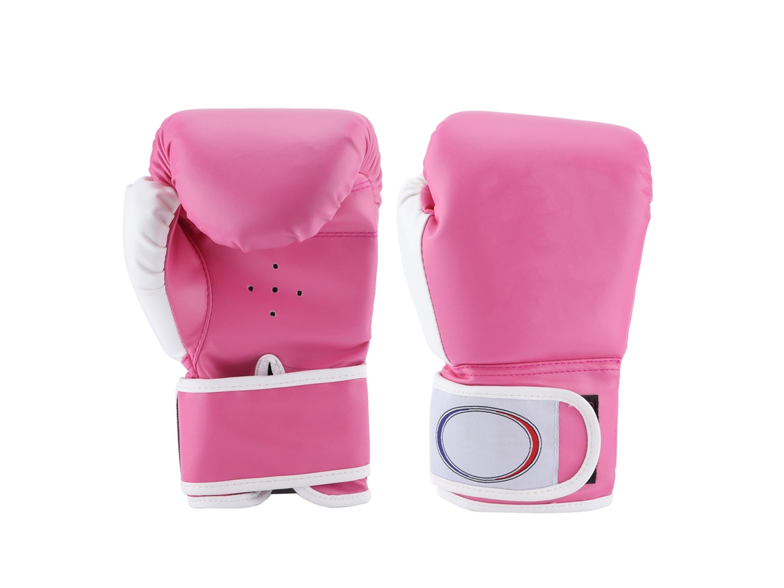 Guantes De Boxeo Para Niños Y Niñas, Saco De Entrenamiento, Pu Rosa, 22 Cm