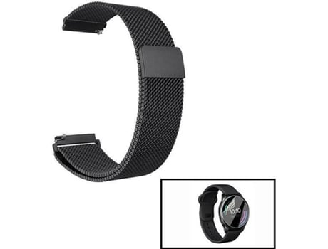 Correa + Protector Gel PHONECARE Milanese Loop Cierre Magnético OnePlus Oneplus Watch Negro