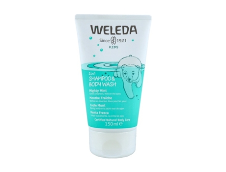 WELEDA Chá de Bebê e Xampu Hortelã Fresca 150 Ml