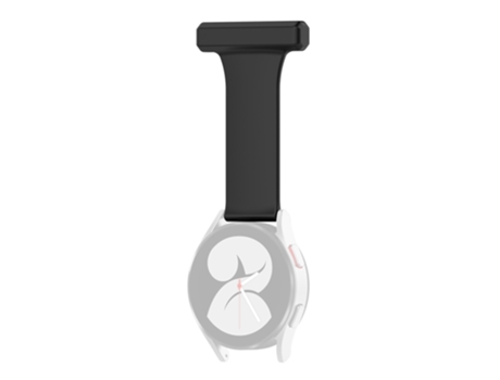 Correa de Silicona estilo pasador 22mm para Samsung Galaxy Watch4 40mm/44mm/Watch4 Classic 42mm/46mm - negro