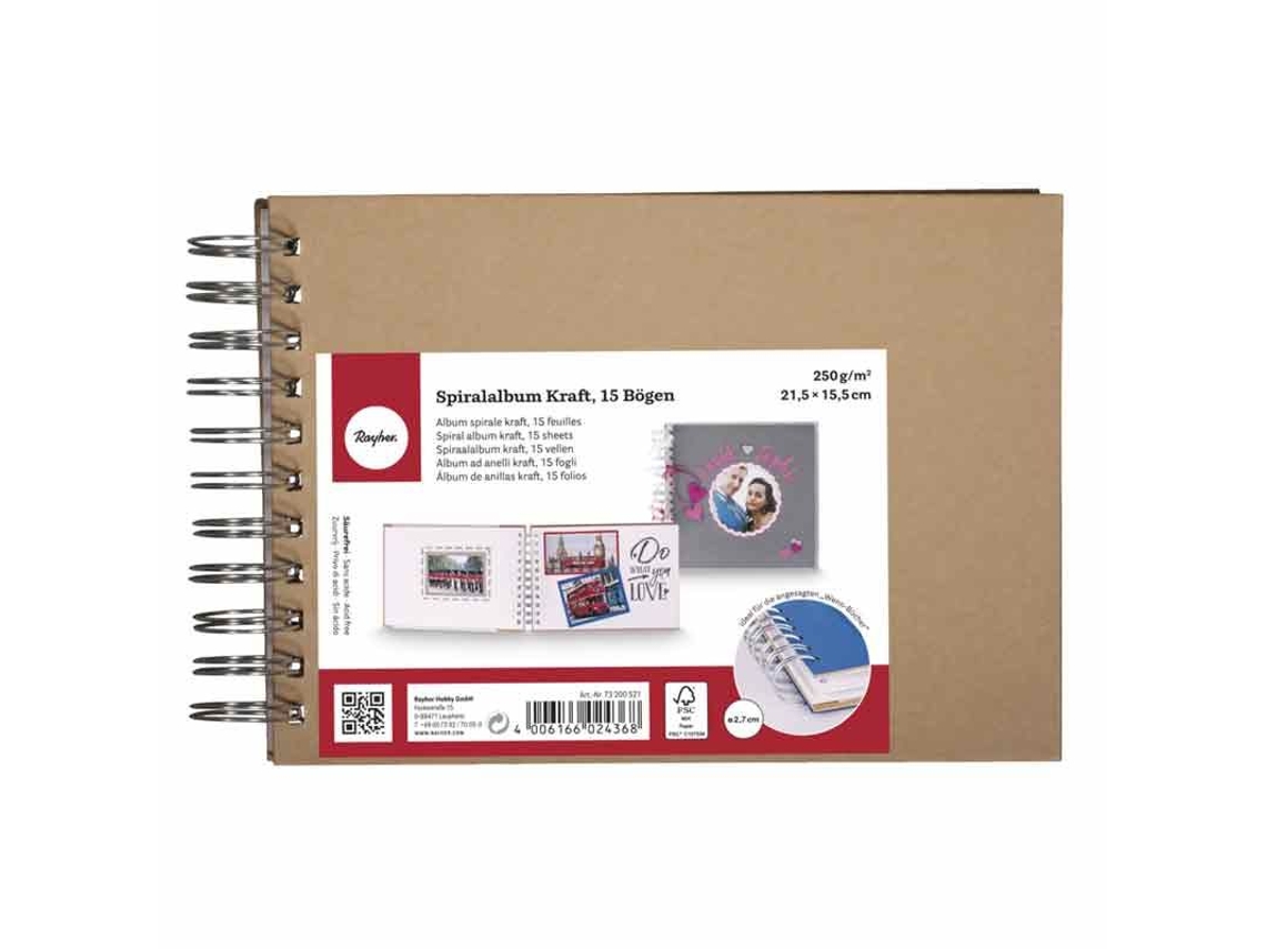 Cuaderno RAYHER Kraft (21.5 x 15.5 cm)