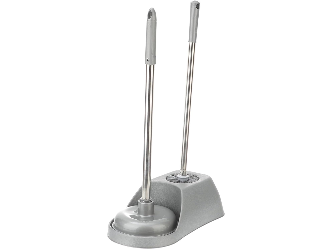 Cepillo De Limpieza Para Inodoro Con Potente Ventosa,mango Ergonómico Largo,juego De 1 Pieza