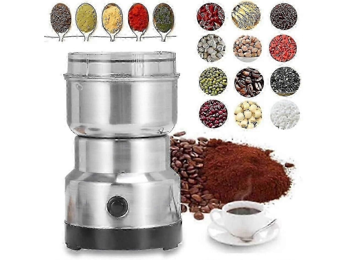 Molinillo eléctrico de granos GOKOCO, mini molinillo de café y especias, máquina multifunción rápida de 10 segundos para moler granos y semillas secas.
