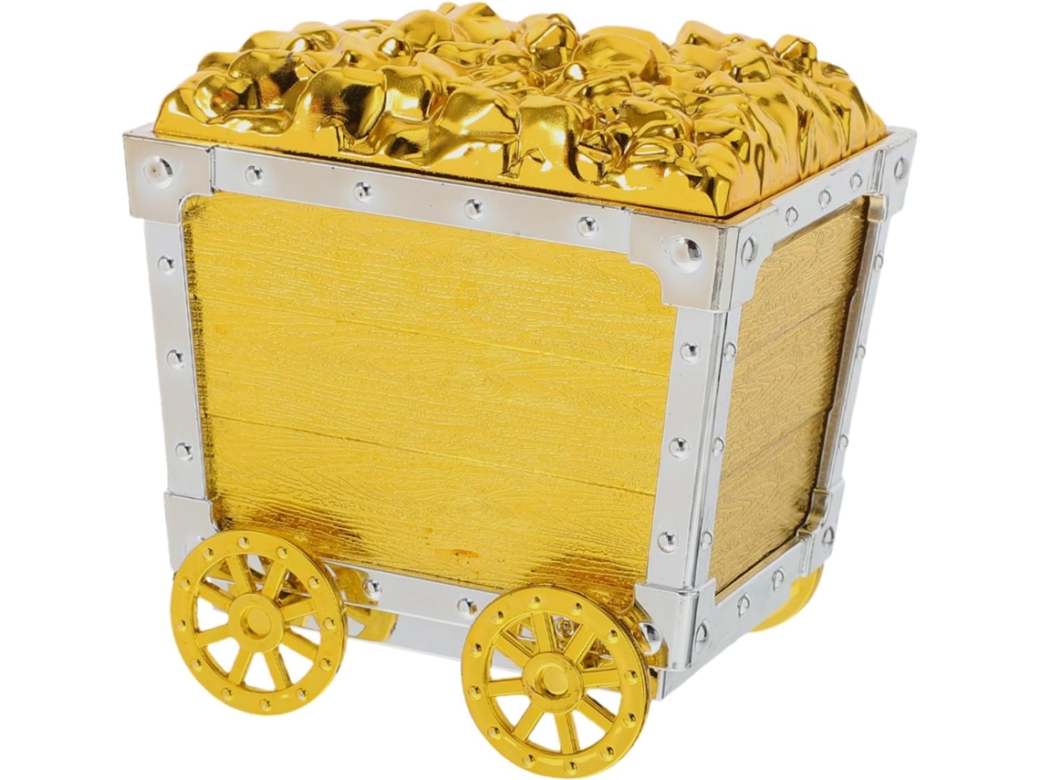 Cofre De Juguetes Plástico Para Niño/niña, Mini Carrito Pirata, Caja Juegos Almacenamiento