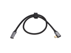 Cabo Pd 100w Usb 3.1 Gen2 Type-c 0.5m Para Projeção Hd 4k 60hz Transmissão De Dados E Carregamento Rápido