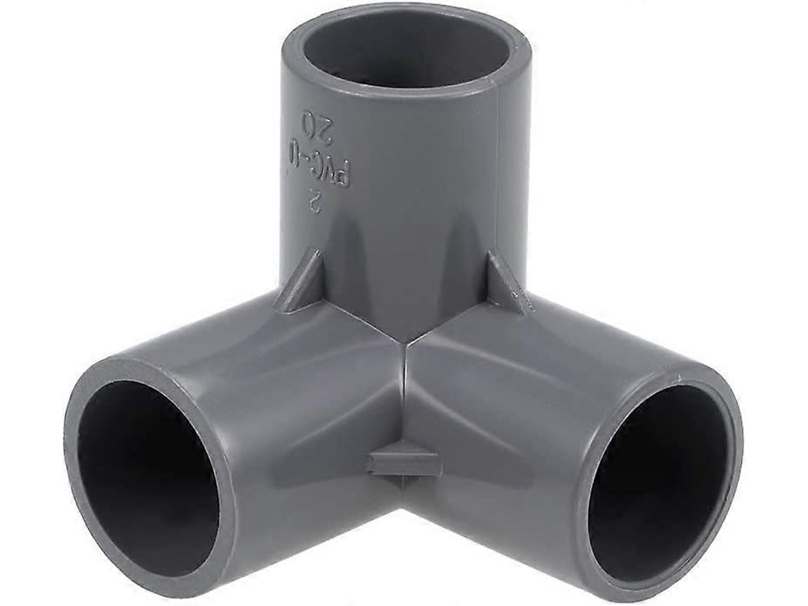 Conector T De Pvc De 20mm Para Riego, Adaptador Para Tuberías, Sistemas De Aspersión Y Aguas Residuales