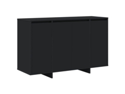 Aparador Negro 120 x 41 x 75 cm Madera Procesada MAISON EXCLUSIVE